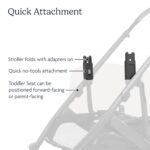 UPPAbaby Cruz Upper Adapter - Compatible with Cruz. Bassinet. Aria. Mesa V2. V3. or Mesa Max Infant Car Seats - Quick + Secure Attachment - 1 Set - Image 3