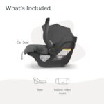 UPPAbaby Mesa V2 Infant Car Seat/Easy Installation/Innovative SmartSecure Technology/Base + Robust Infant Insert Included/Direct Stroller Attachment/Greyson (Charcoal Mélange) - Image 2