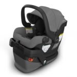 UPPAbaby Mesa V3 Infant Car Seat - Easy Installation + SmartSecure Technology - Attaches to Stroller | Base + Infant Insert Included - Greyson (Charcoal Mélange)
