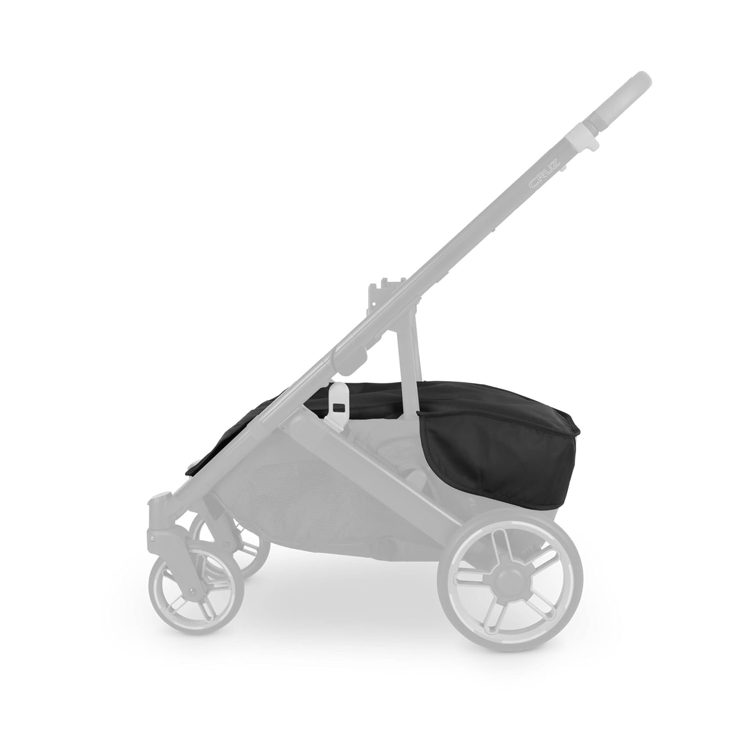 61I-ocXSZzL._SL1500_.jpg UPPAbaby Basket Cover for Cruz V2 and V3 Strollers - Protects and Conceals Belongings - Easy Attachment and Access - Water-Resistant Material - Image 1
