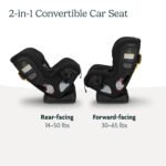 UPPAbaby Rove Convertible Car Seat - 2-in-1 Rear + Forward Facing - Quick + Secure 3-Step Install - Intuitive Safety Technology + Comfort Features - Cup Holder Included - Jake (Black Mélange) - Image 3