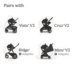 UPPAbaby Mesa V3 Infant Car Seat - Easy Installation + SmartSecure Technology - Attaches to Stroller | Base + Infant Insert Included - Greyson (Charcoal Mélange) - Image 6