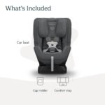 UPPAbaby Rove Convertible Car Seat - 2-in-1 Rear + Forward Facing - Quick + Secure 3-Step Install - Intuitive Safety Technology + Comfort Features - Cup Holder Included - Greyson (Grey Mélange) - Image 2