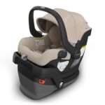 UPPAbaby Mesa V3 Infant Car Seat - Easy Installation + SmartSecure Technology - Attaches to Stroller | Base + Infant Insert Included - Declan (Oat Mélange)