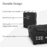 UPPAbaby Travel Bag for Minu Duo Stroller - Easy-Carry Handles. Wheels + Durable Design with TravelSafe Protection - Image 3