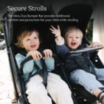 UPPAbaby Bumper Bar for Minu Duo Stroller - Quick Attachment - Folds with Stroller - Black - Image 2
