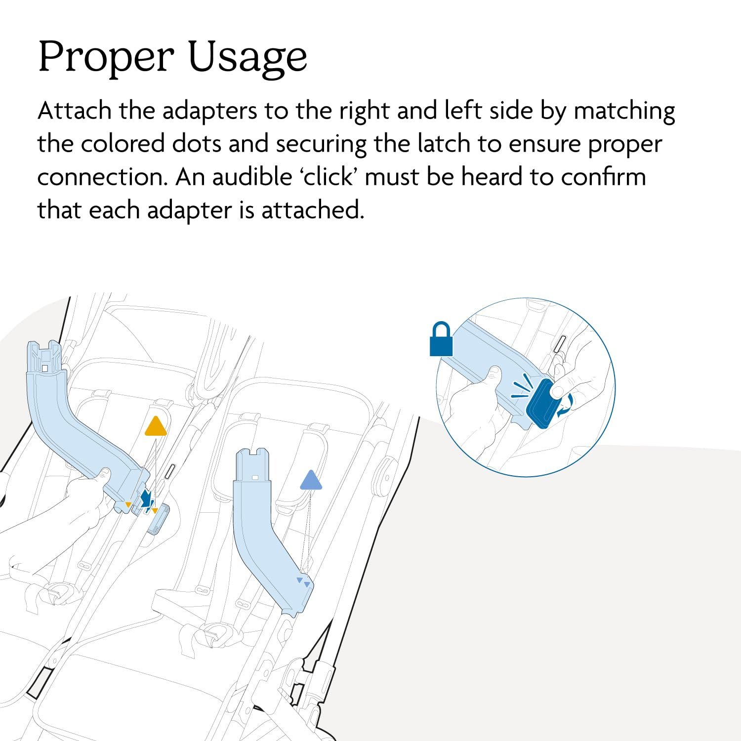 Version 1.0.0 UPPAbaby Car Seat Adapter for Minu Duo Stroller – Compatible with Aria and Mesa Infant Car Seats - Quick + Secure Attachment – 1 Pair - Image 5