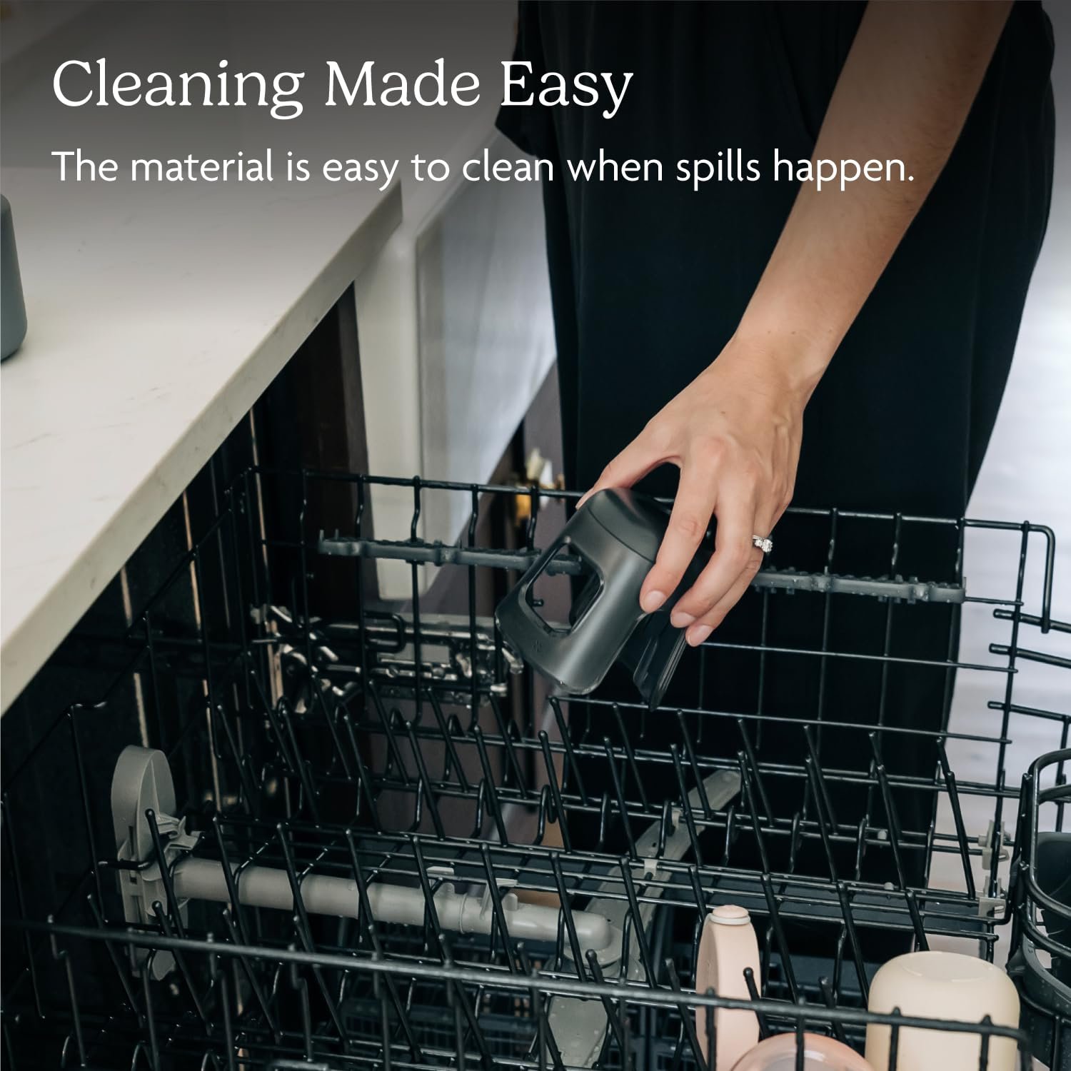 Version 1.0.0 UPPAbaby Cup Holder for Rove Convertible Car Seat – Quick Attachment + Removal - Holds Various Size Beverages - BPA Free + Dishwasher Safe - Image 5