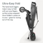 UPPAbaby G-Luxe Umbrella Stroller/Lightweight Design for Easy Travel/One-Step Fold + Recline/XL Basket + Canopy/Cup Holder Included/Greyson (Charcoal Mélange/Carbon Frame) - Image 5