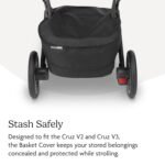 UPPAbaby Basket Cover for Cruz V2 and V3 Strollers - Protects and Conceals Belongings - Easy Attachment and Access - Water-Resistant Material - Image 2