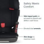 UPPAbaby Alta V2 High Back Booster Seat/Seven-Position. Active Support Headrest for Growing Children/SecureFit Integrated Belt Guide + Positioner/Cup Holder Included/Jake (Black Mélange) - Image 6