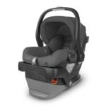 UPPAbaby Mesa V2 Infant Car Seat/Easy Installation/Innovative SmartSecure Technology/Base + Robust Infant Insert Included/Direct Stroller Attachment/Greyson (Charcoal Mélange)