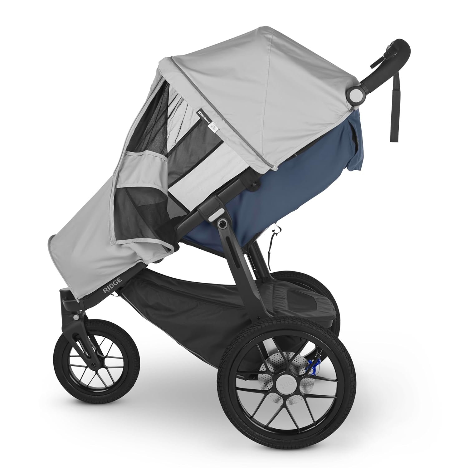71ICmepybFL._SL1500_.jpg UPPAbaby Sun and Bug Shield for Ridge Stroller/UPF 50+. Wind and Insect Protection/Ventilated Design/Quick Attachment/Easy Access to Child - Image 1