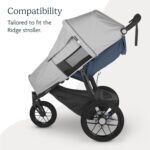 UPPAbaby Sun and Bug Shield for Ridge Stroller/UPF 50+. Wind and Insect Protection/Ventilated Design/Quick Attachment/Easy Access to Child - Image 4