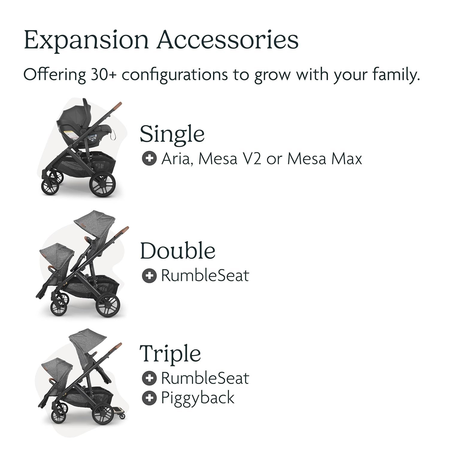 71NPNFfzfAL._SL1500_.jpg UPPAbaby Vista V3 Stroller + Bassinet V3 - Convertible Single-to-Double Stroller System- Bassinet. Toddler Seat. Bug Shield. Rain Shield Included - Savannah (Pearl Gray/Carbon Frame/Chestnut Leather) - Image 6