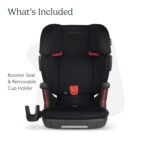 UPPAbaby Alta V2 High Back Booster Seat/Seven-Position. Active Support Headrest for Growing Children/SecureFit Integrated Belt Guide + Positioner/Cup Holder Included/Jake (Black Mélange) - Image 2