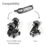 UPPAbaby Snack Tray for Vista. Cruz. RumbleSeat / Quick Attachment / Folds with Stroller - Image 5