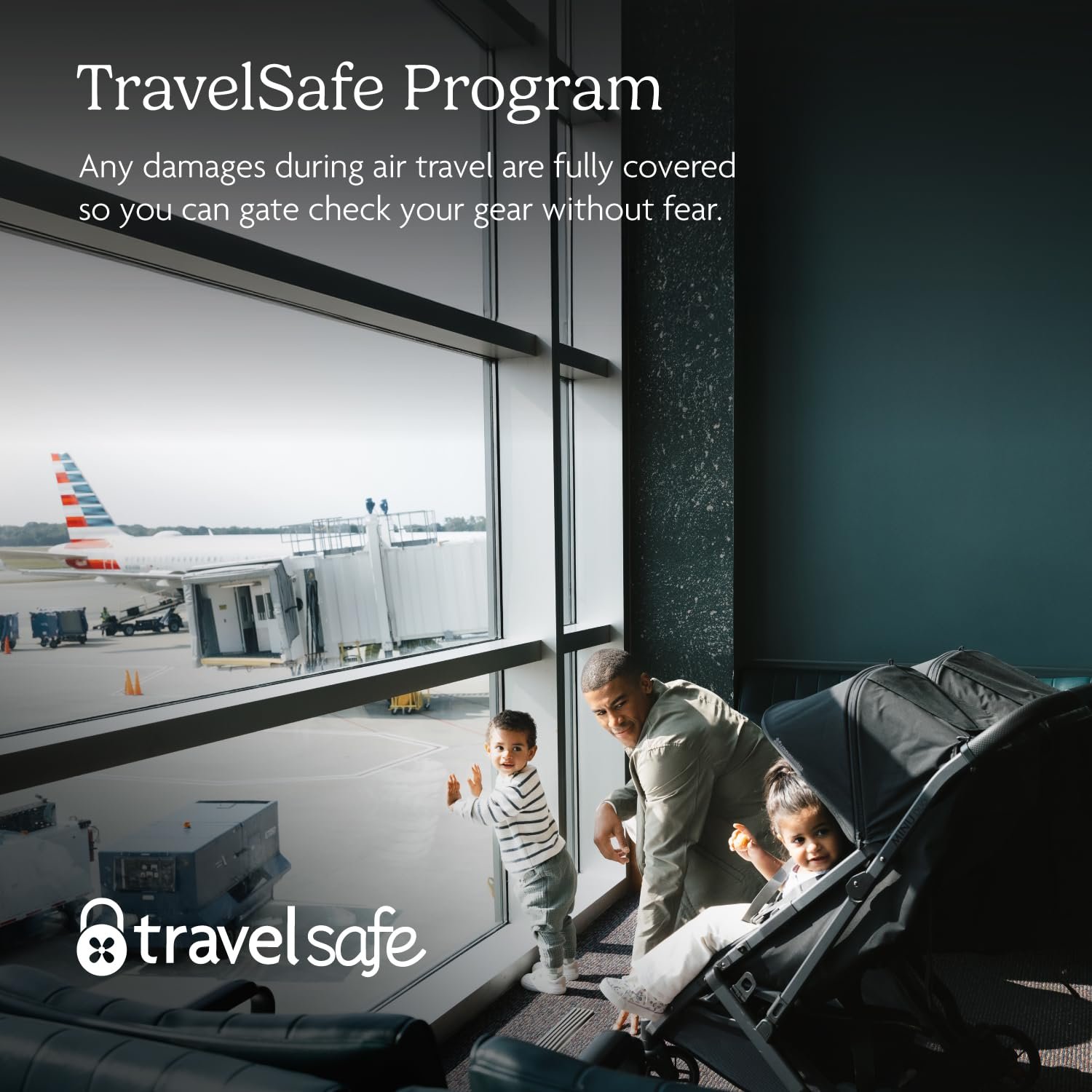 Version 1.0.0 UPPAbaby Travel Bag for Minu Duo Stroller - Easy-Carry Handles. Wheels + Durable Design with TravelSafe Protection - Image 4