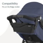 UPPAbaby Parent Console for Ridge Stroller/Secure Zippered Pocket + Beverage Compartments/Touch Screen Phone Pocket - Image 5