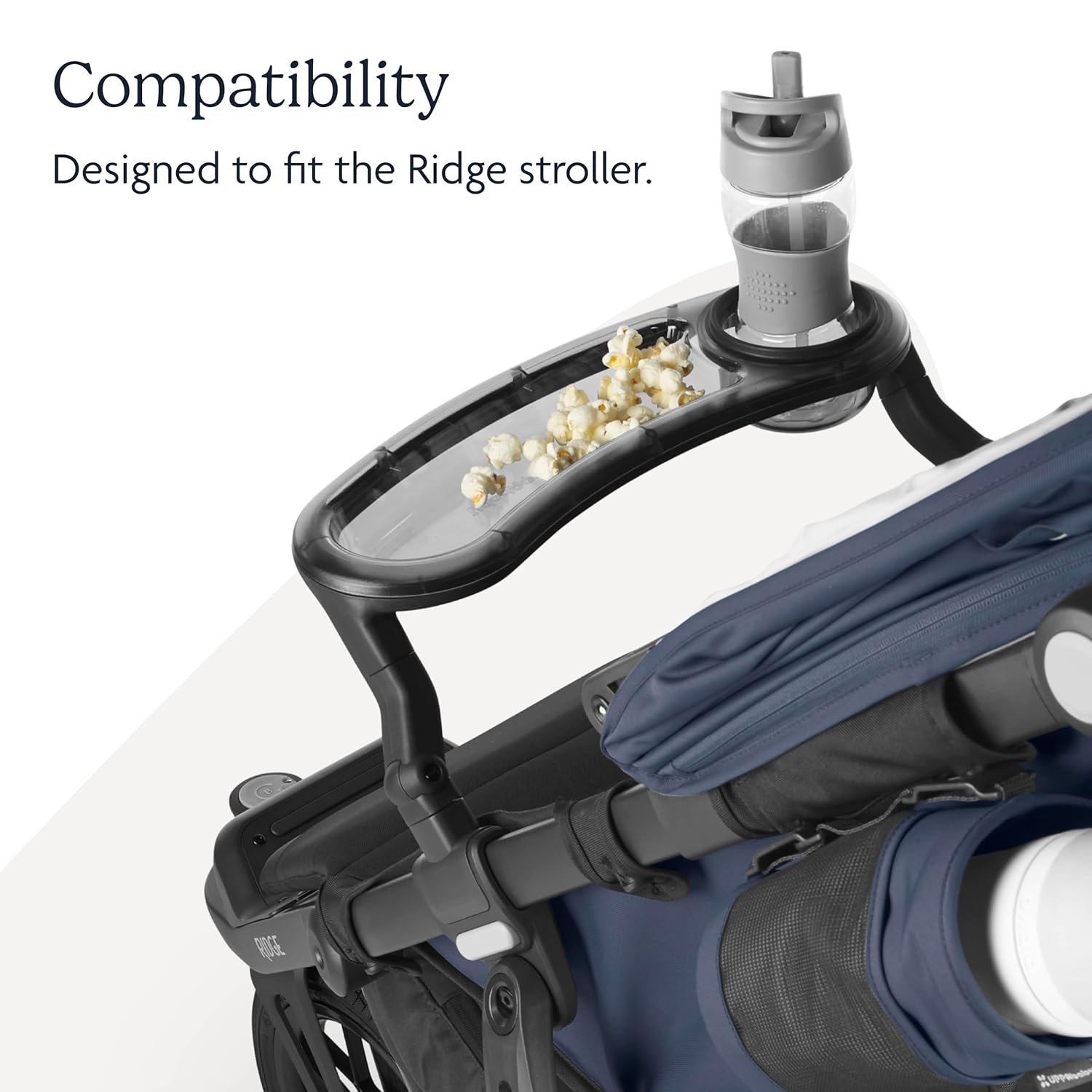 71c-0HtkyL._SL1500_.jpg UPPAbaby Snack Tray for Ridge Stroller/Quick Attachment/Folds with Stroller - Image 5