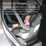 UPPAbaby Mesa V3 Infant Car Seat - Easy Installation + SmartSecure Technology - Attaches to Stroller | Base + Infant Insert Included - Greyson (Charcoal Mélange) - Image 5
