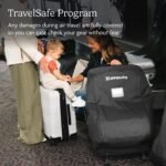 UPPAbaby Travel Bag for Rove. Knox and Alta Car Seats - Smooth Wheels. Handles + Durable Design - Includes TravelSafe Protection - Image 4
