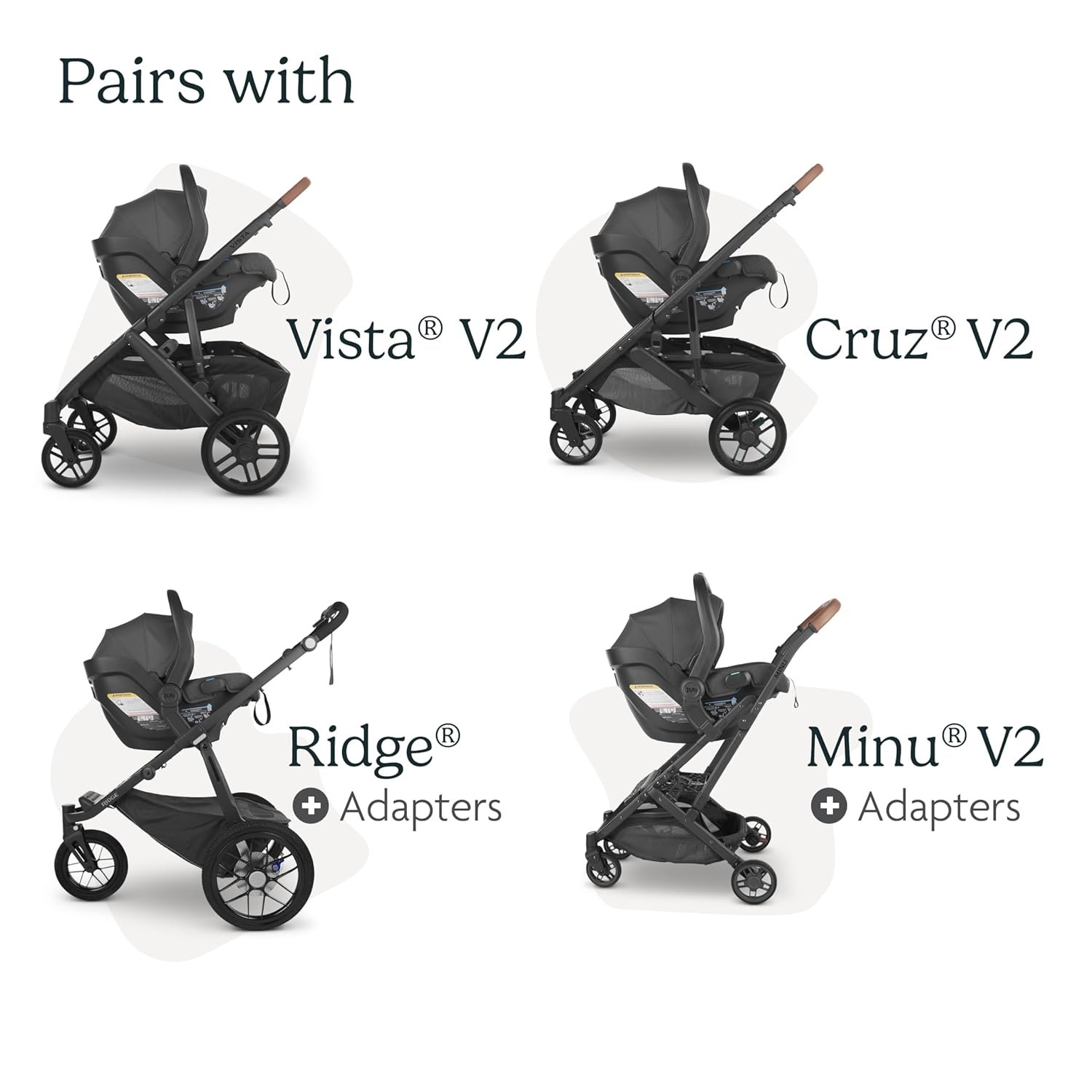 71lDpNbDGbL._SL1500_.jpg UPPAbaby Mesa V2 Infant Car Seat/Easy Installation/Innovative SmartSecure Technology/Base + Robust Infant Insert Included/Direct Stroller Attachment/Greyson (Charcoal Mélange) - Image 6