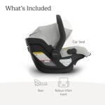 UPPAbaby Mesa V3 Infant Car Seat - Easy Installation + SmartSecure Technology - Attaches to Stroller | Base + Infant Insert Included - Savannah (Grey Mélange) - Image 2