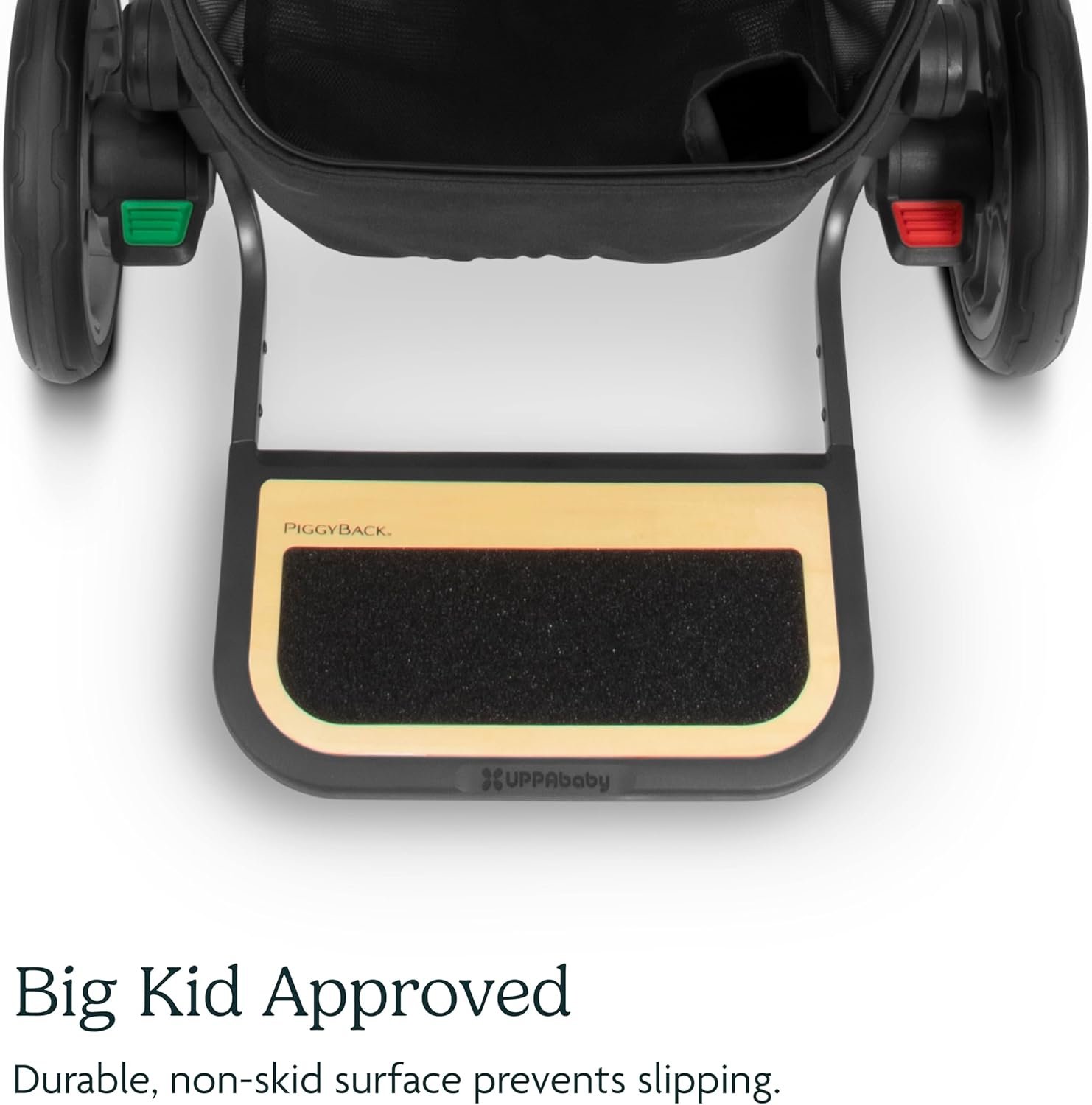 71uYJjZ-5L._AC_SL1500_.jpg UPPAbaby PiggyBack Ride-Along Board for Cruz V2 and V3 / Quick Attachment for Children to Stand + Stroll / 55 lbs. Weight Capacity - Image 4