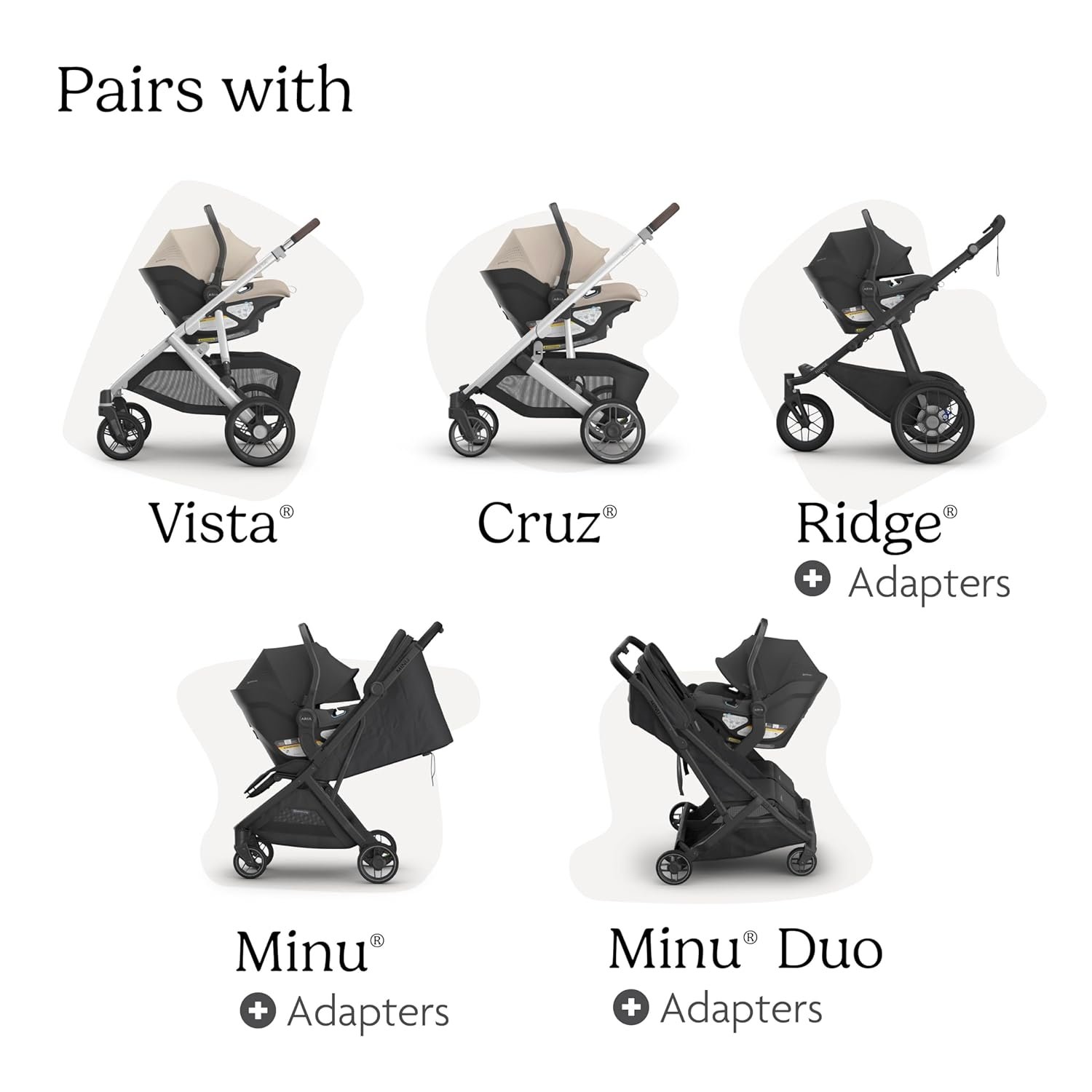 71zFh6VcmLL._SL1500_.jpg UPPAbaby Aria V2 Lightweight Infant Car Seat - Just Under 6 lbs - Base with Load Leg + Infant Insert + All-Weather FootCover Included - Direct Stroller Attachment - Declan (Oat Mélange) - Image 6