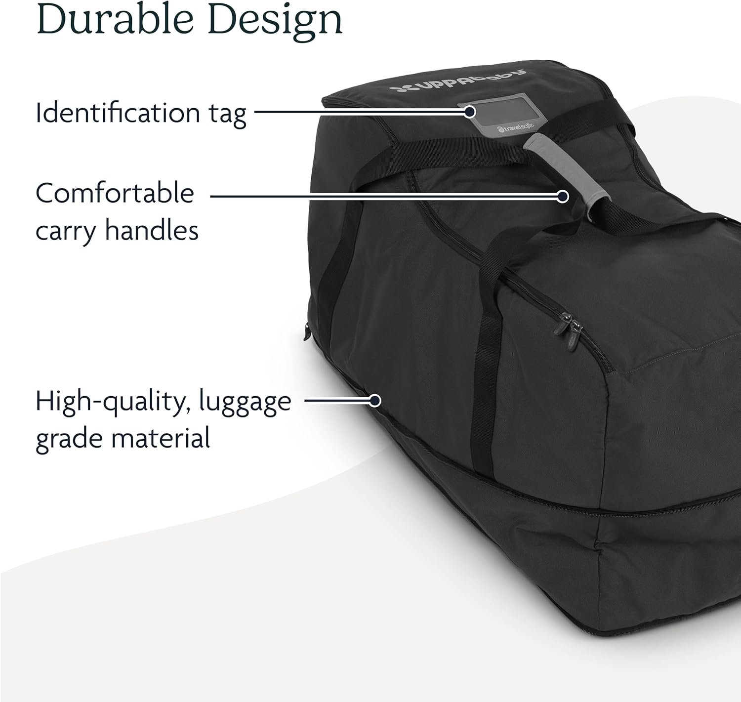 81A2c70S1KL._AC_SL1500_.jpg UPPAbaby Travel Bag for Aria and Mesa Infant Car Seats/Easy-Carry Handles + Durable Design/TravelSafe - Image 4