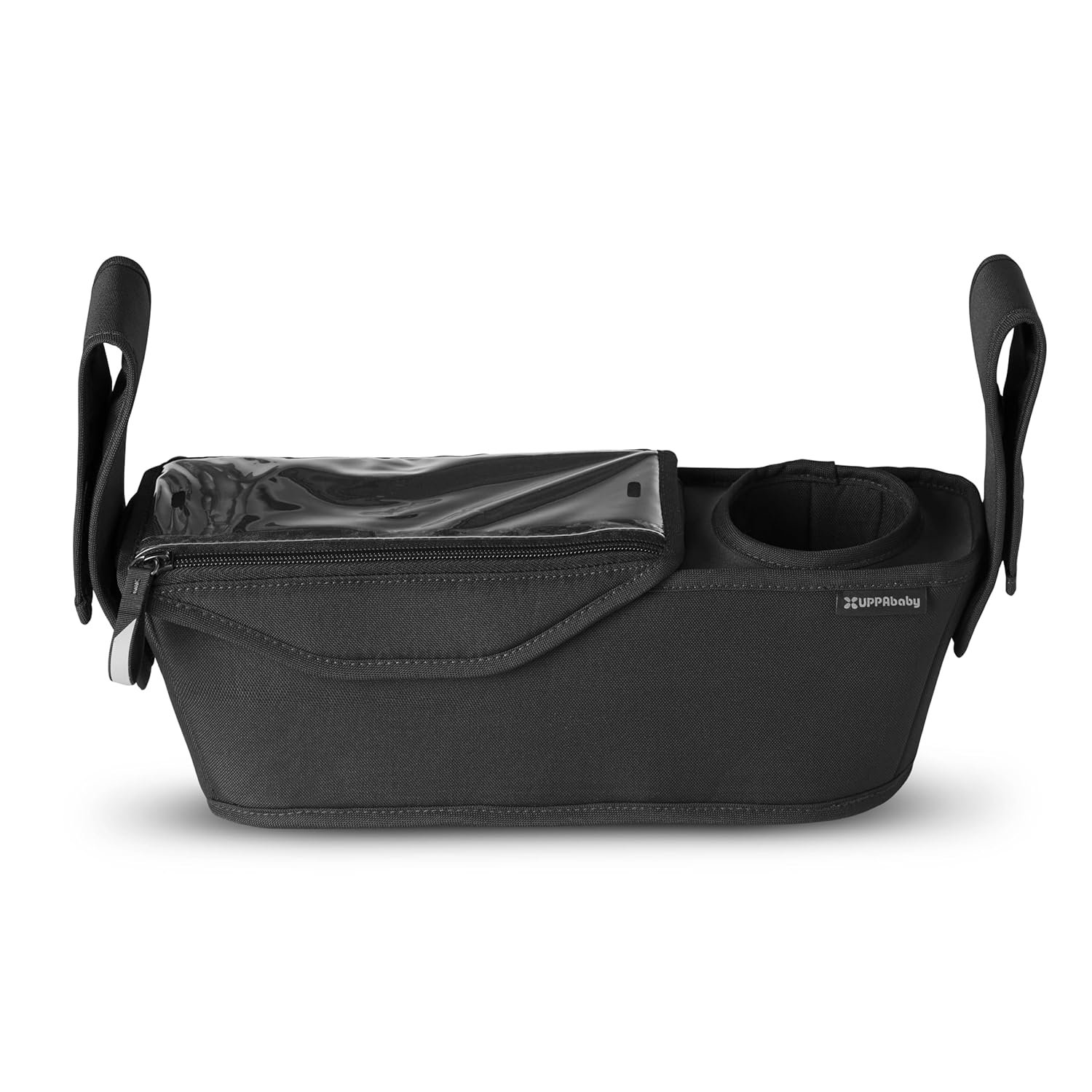 81FqT5OCRTL._SL1500_.jpg UPPAbaby Parent Console for Ridge Stroller/Secure Zippered Pocket + Beverage Compartments/Touch Screen Phone Pocket - Image 1