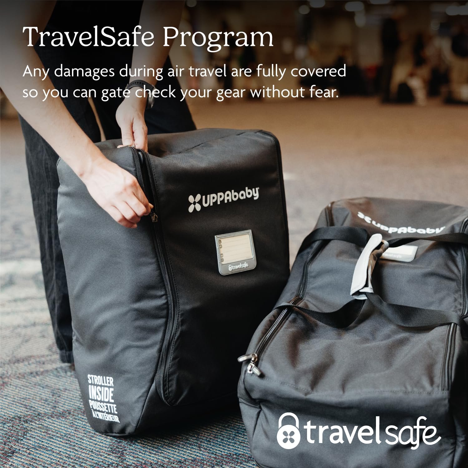 Version 1.0.0 UPPAbaby Travel Bag for G-Luxe and G-Lite Strollers - Easy-Carry Handles + Durable Design with TravelSafe Protection - Image 4