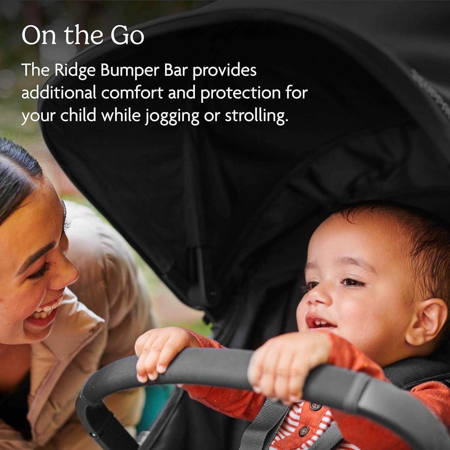 81PybZZkkVL._SL1500_.jpg UPPAbaby Bumper Bar for Ridge Stroller/Quick Attachment/Folds with Stroller - Image 2