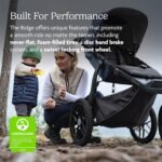UPPAbaby Ridge Jogging Stroller/Durable Performance Jogger with Never-Flat Tires/Built for Walking. Running. Hiking/Water Bottle Holder and Basket Cover Included/Jake (Charcoal/Carbon Frame) - Image 3