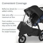 UPPAbaby Performance Rain Shield for Ridge/Waterproof and Windproof Coverage/Ventilated Design/Quick Attachment/Easy Access to Child - Image 3