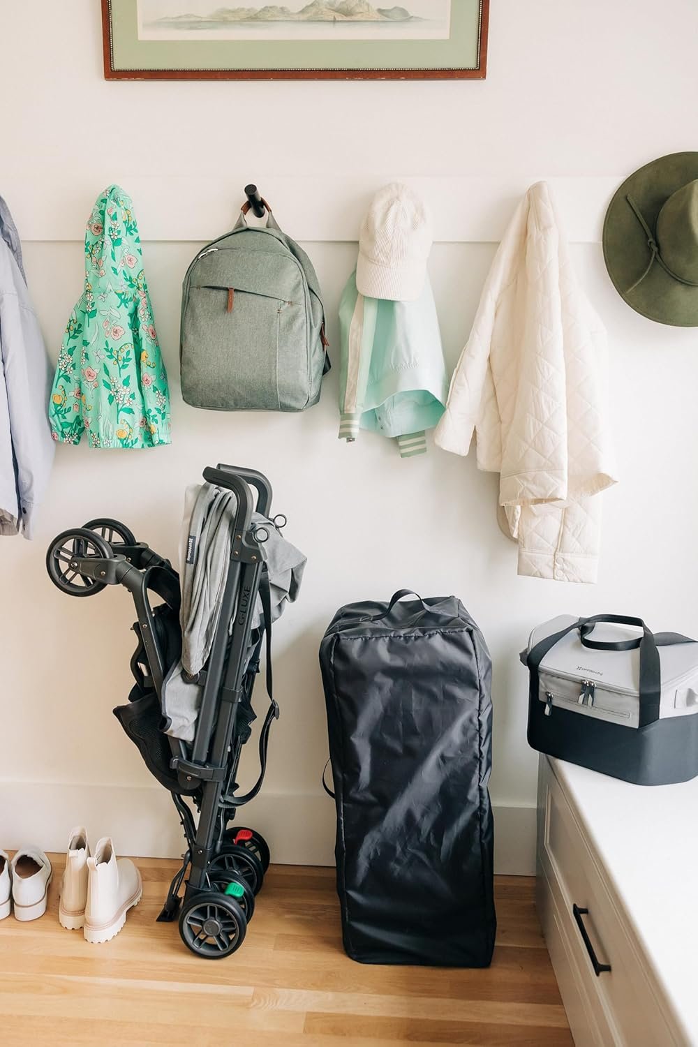 81liZBhILaL._SL1500_.jpg UPPAbaby Travel Bag for G-Luxe and G-Lite Strollers - Easy-Carry Handles + Durable Design with TravelSafe Protection - Image 5