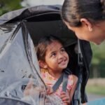 UPPAbaby Performance Rain Shield for Ridge/Waterproof and Windproof Coverage/Ventilated Design/Quick Attachment/Easy Access to Child - Image 5