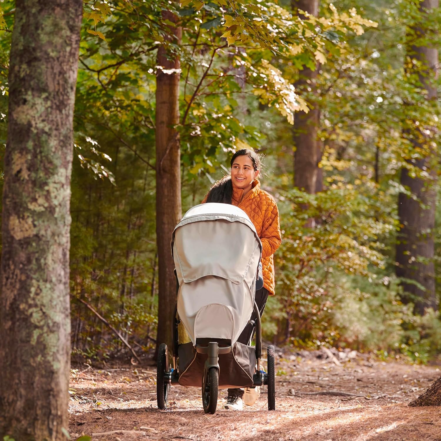 910vfe9cZ0L._SL1500_.jpg UPPAbaby Sun and Bug Shield for Ridge Stroller/UPF 50+. Wind and Insect Protection/Ventilated Design/Quick Attachment/Easy Access to Child - Image 6