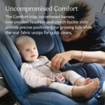 UPPAbaby Rove Convertible Car Seat - 2-in-1 Rear + Forward Facing - Quick + Secure 3-Step Install - Intuitive Safety Technology + Comfort Features - Cup Holder Included - Greyson (Grey Mélange) - Image 5