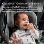 UPPAbaby Travel System – Ridge Stroller + Aria Lightweight Car Seat Combo - Toddler Seat. Rain Shield. Bug Shield. Car Seat. Base with Load Leg + Infant Insert Included – Jake (Charcoal) - Image 5