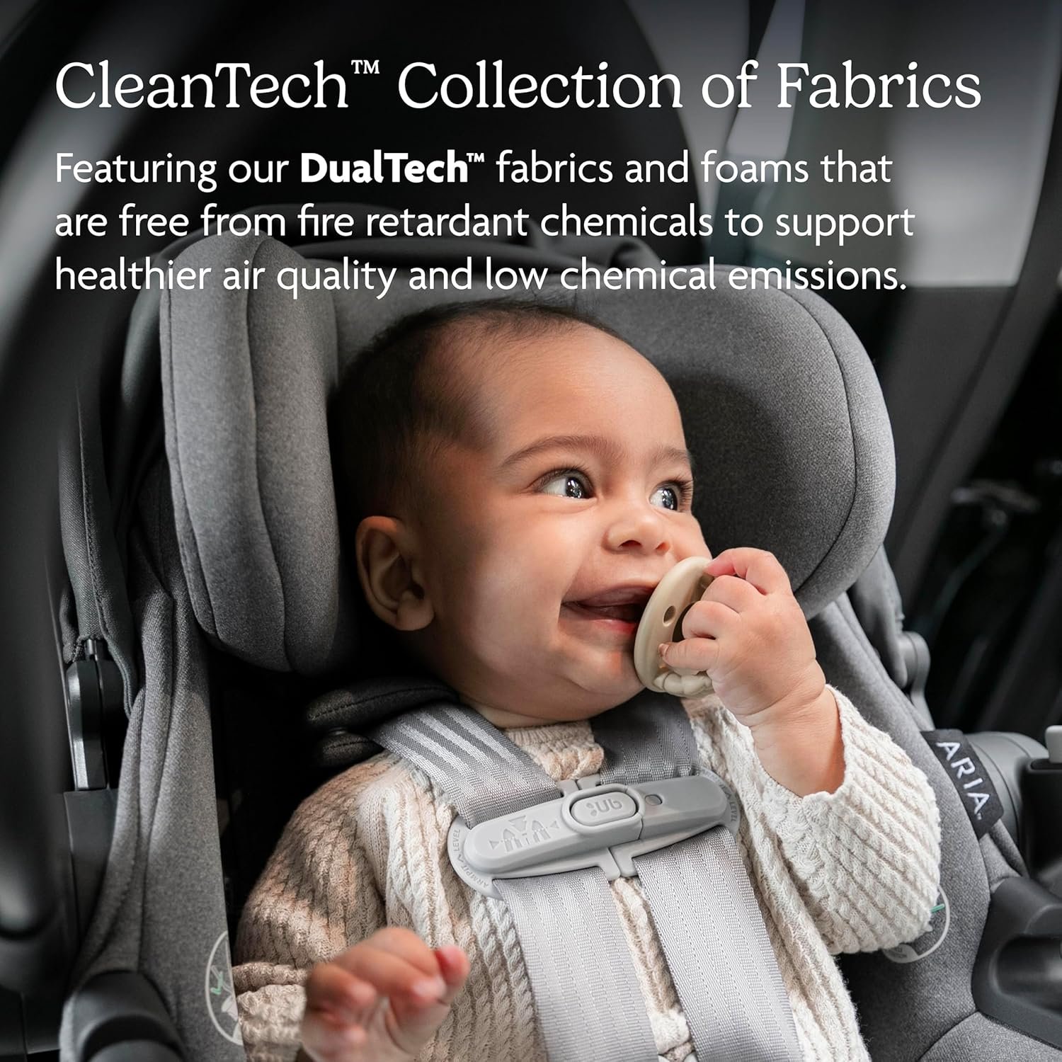 91Cza569KeL._SL1500_.jpg UPPAbaby Travel System – Ridge Stroller + Aria Lightweight Car Seat Combo - Toddler Seat. Rain Shield. Bug Shield. Car Seat. Base with Load Leg + Infant Insert Included – Jake (Charcoal) - Image 5