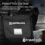 UPPAbaby Travel Bag for Rove. Knox and Alta Car Seats - Smooth Wheels. Handles + Durable Design - Includes TravelSafe Protection - Image 2